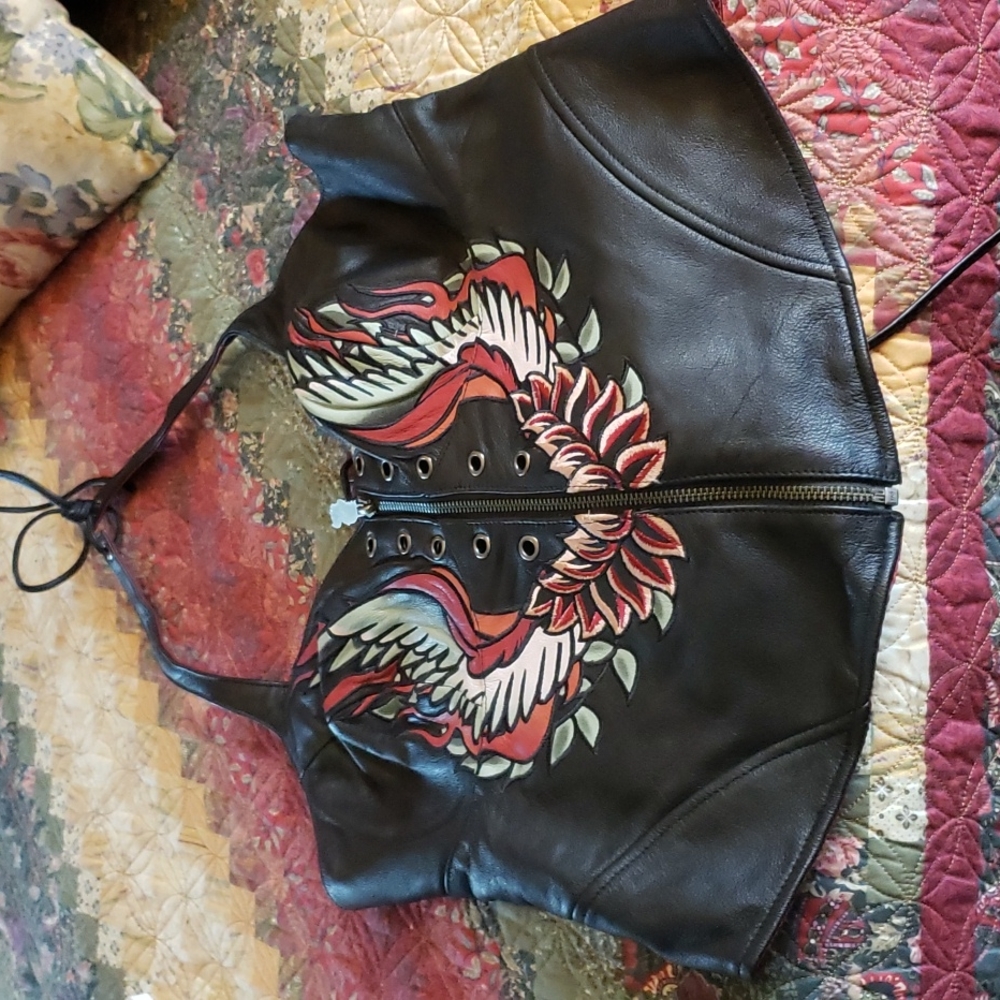 Harley Davidson Leather Halter - Size  M